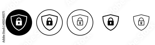 Security icon set. protection icon. privacy. vpn