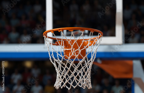 A hoop in a basketball arena. © Star Way