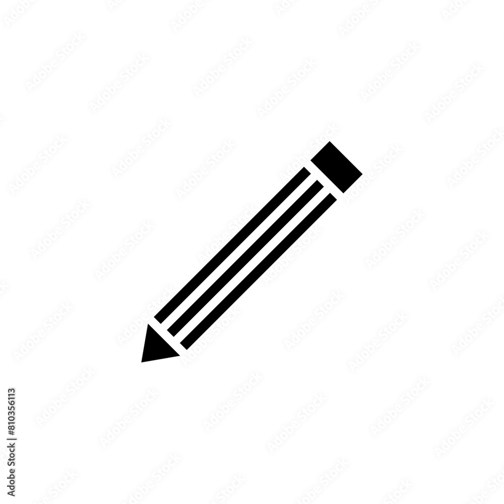 Pencil flat icon. Single high quality outline symbol of graduation for web design or mobile app. Thin line signs of education for design logo, visit card, etc. Outline logo of school Pencil flat icon. Single high quality outline symbol of graduation for web design or mobile app. Thin line signs of education for design logo, visit card, etc. Outline logo of school