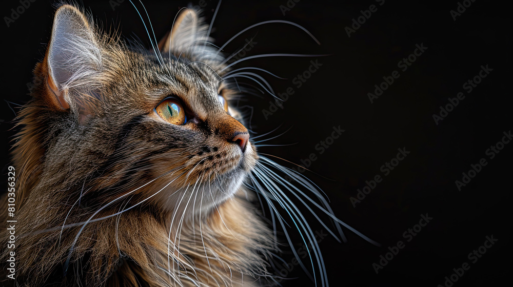 portrait of a curious cat looking up portrait of a curious cat looking up