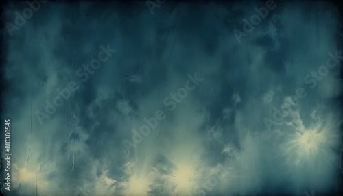 Clear Plain Shiny Warm Soft Vintage Bokeh Cloudy Wave Like Geometric Blue Background or Texture