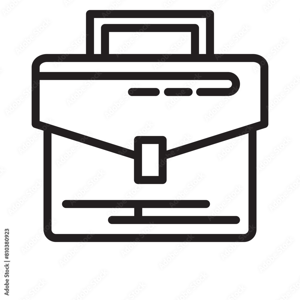 Briefcase Business Portfolio Line Icon Briefcase Business Portfolio Line Icon