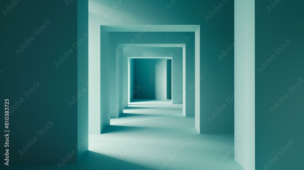 Envision a room where every wall opens to a unique environment, beyond normal spatial limits, Ai Generated Envision a room where every wall opens to a unique environment, beyond normal spatial limits, Ai Generated