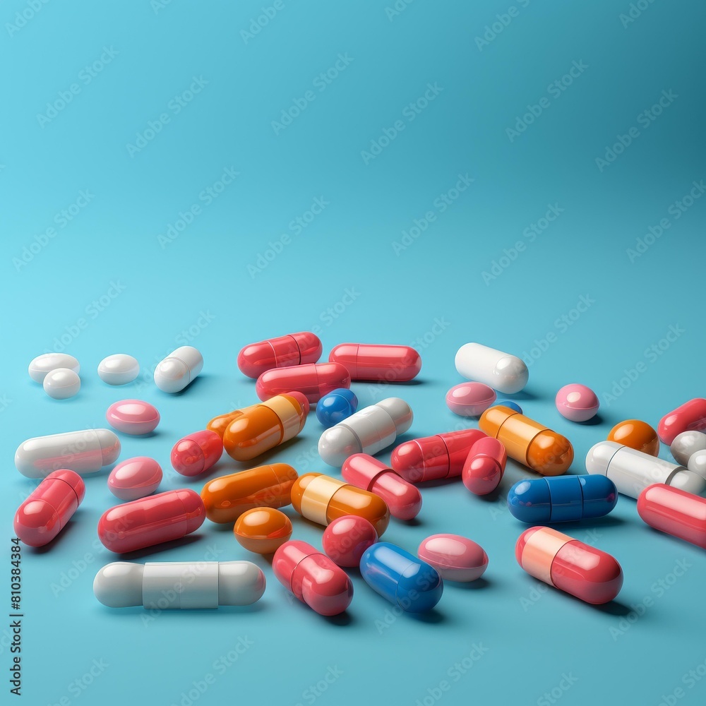 Question mark formed with pills on white background, Ai Generated Question mark formed with pills on white background, Ai Generated