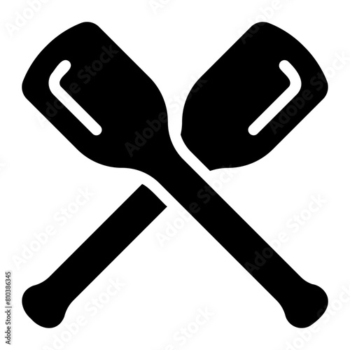 oar glyph icon
