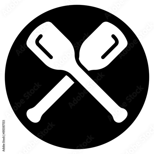oar glyph icon