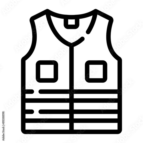 vest line icon