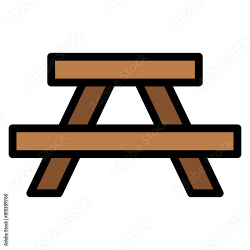 picnic table icon 