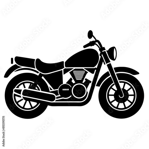 motorcycle vector silhouette isolated white background (22)