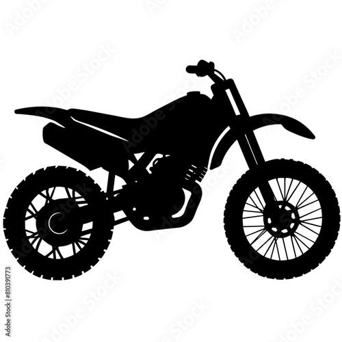 a minimal dirt bike isolated on a white background  33 