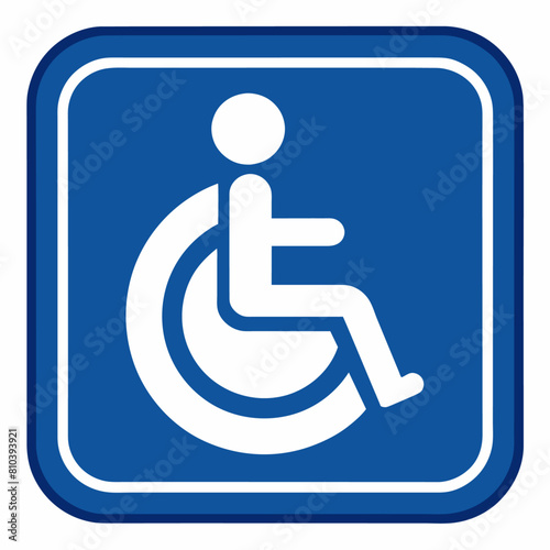 Handicapped or accessibility parking only sign (6)