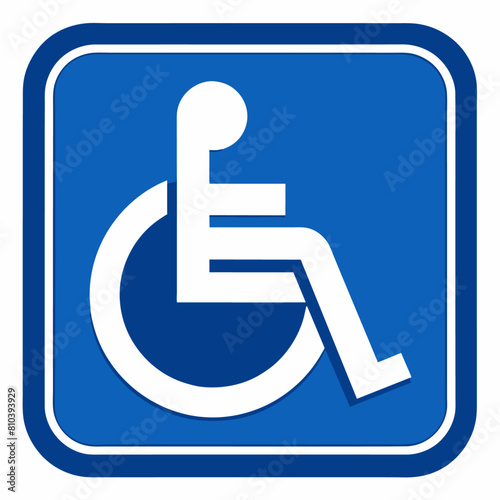 Handicapped or accessibility parking only sign (9)