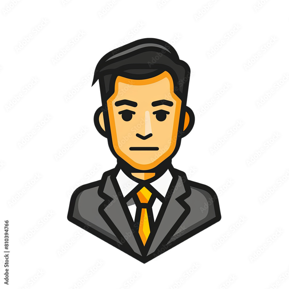 Businessman flat icon, PNG Businessman flat icon, PNG