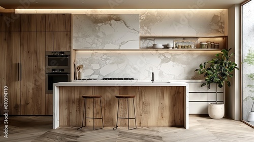 Scandinavian minimalist kitchen