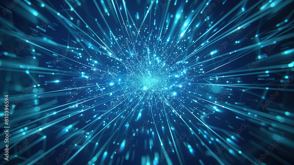 An abstract and modern plexus of glowing cyan lines on a midnight blue canvas resembling underwater light reflections specifically designed to include text space in the center An abstract and modern plexus of glowing cyan lines on a midnight blue canvas resembling underwater light reflections specifically designed to include text space in the center