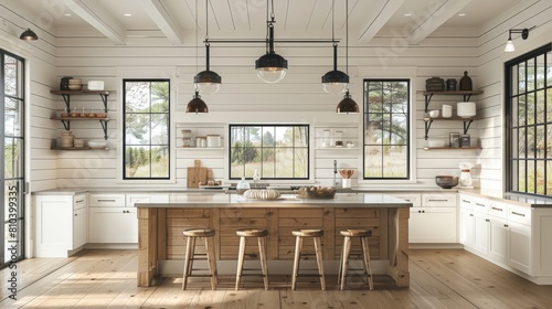 Modern farmhouse kitchen