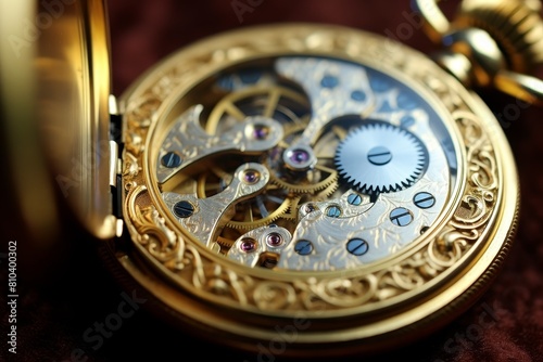 Intricate mechanical watch movement