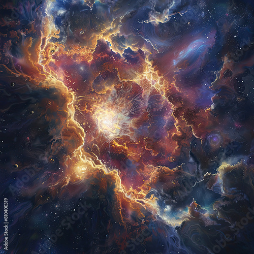 Galactic Dreams A Cosmic Tapestry