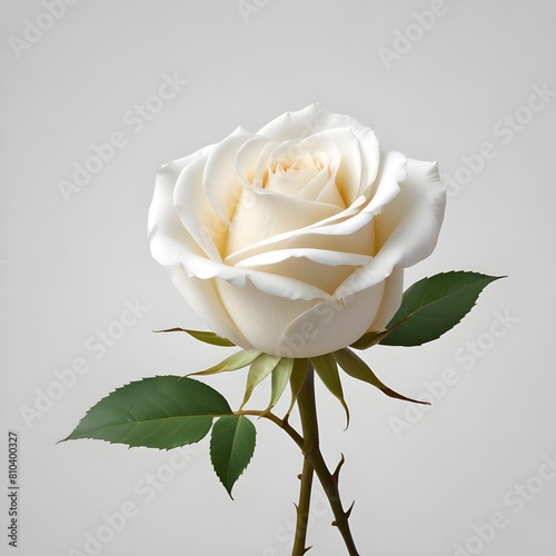 white rose isolated on white

 photo
