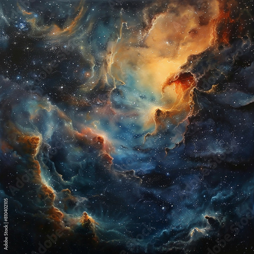 Infinite Horizons Exploring the Vast Cosmos of Space © Arti