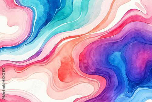 full color abstract background with a beautiful color combination with a painted canvas texture