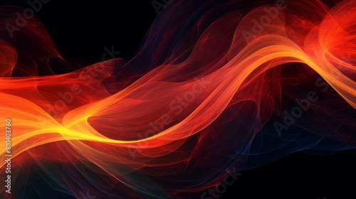 Vibrant abstract flame-like shapes