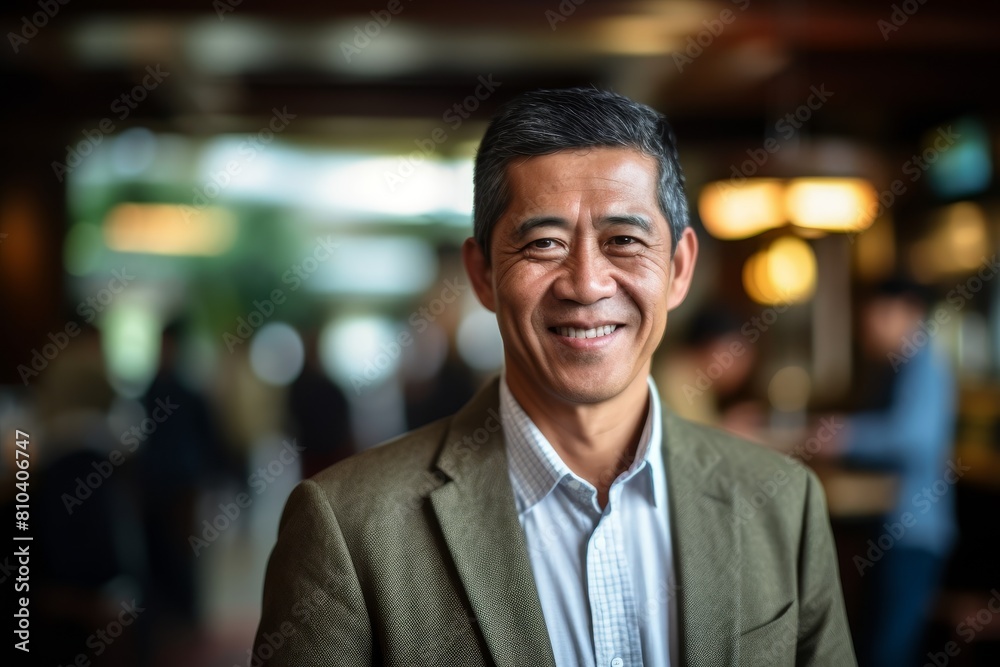 Smiling asian businessman in suit Smiling asian businessman in suit