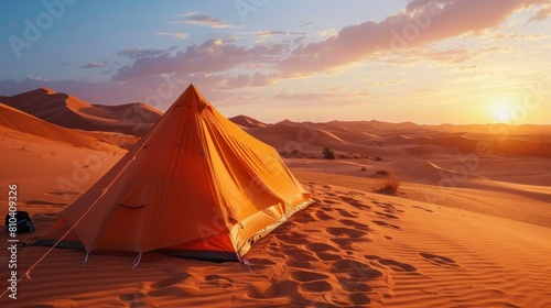 CAMPING IN THE MIDDLE OF THE DESERT