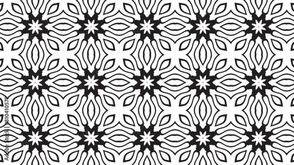 Abstract background with black and white stripes.Seamless loop video. Abstract background with black and white stripes.Seamless loop video.