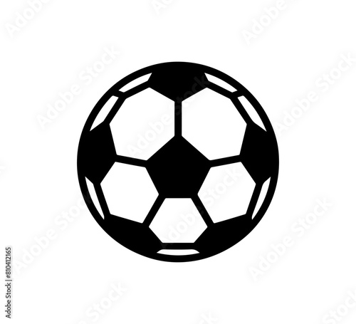 soccer ball icon simple vector