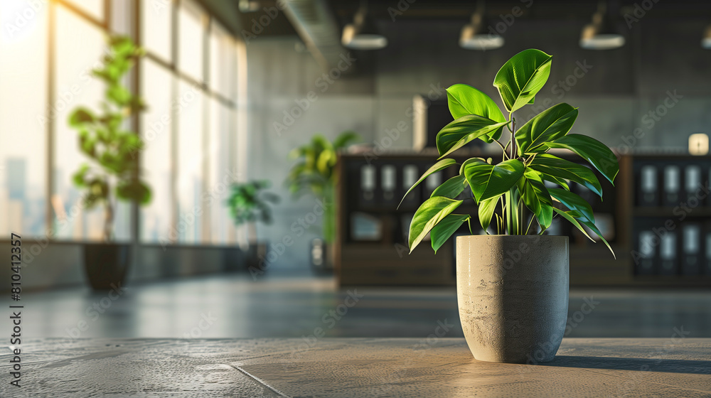 money plant in modern office, eco friendly office interior decorated with plants, plant in pot money plant in modern office, eco friendly office interior decorated with plants, plant in pot