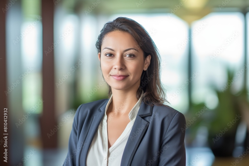 Confident businesswoman in professional attire Confident businesswoman in professional attire