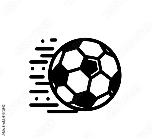 soccer ball icon simple vector