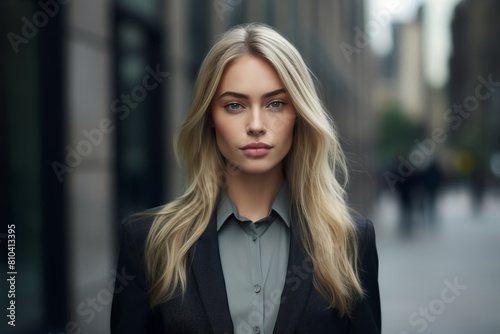 Wallpaper Mural Confident businesswoman with blonde hair Torontodigital.ca