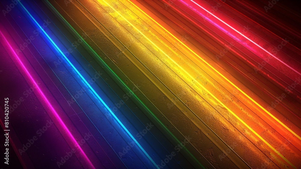 A colorful rainbow with a black background A colorful rainbow with a black background