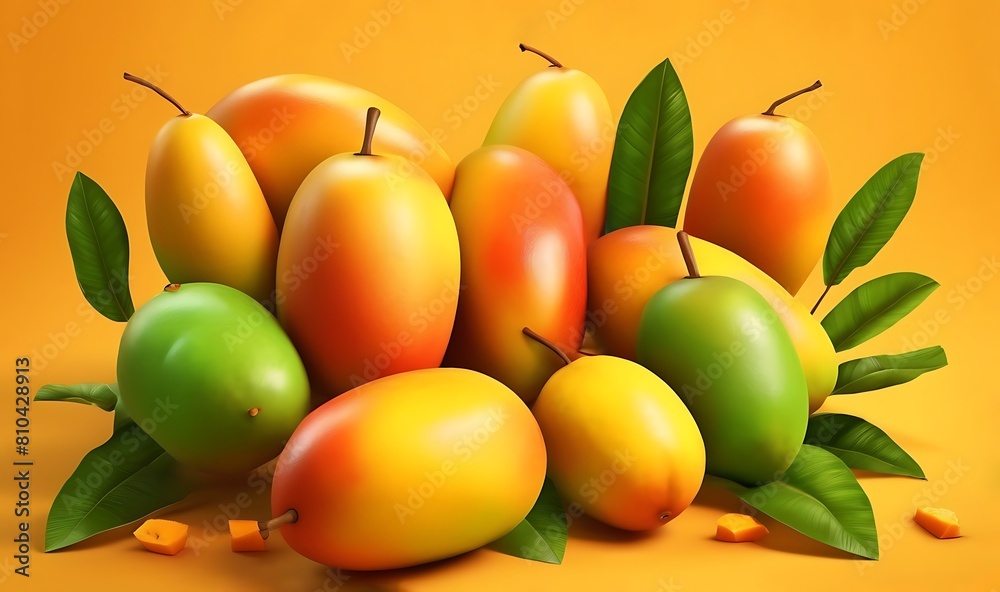 Mangoes illustration for project Mangoes illustration for project