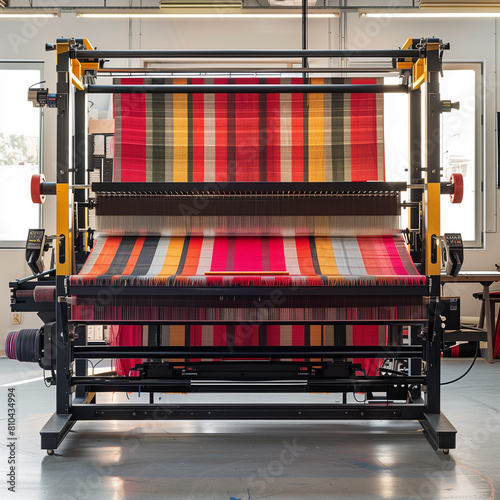 Sophisticated Textile Loom with Advanced Fabric Weaving Features for Quality Fabrics