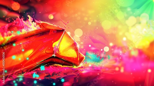 Stylized Abstract Background / Wallpaper: A Vision of Creativity and Innovation