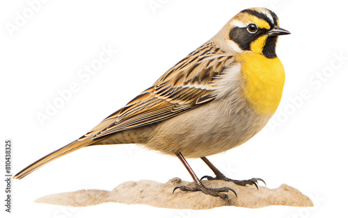Meadow Bird Species Isolated On Transparent Background PNG. photo