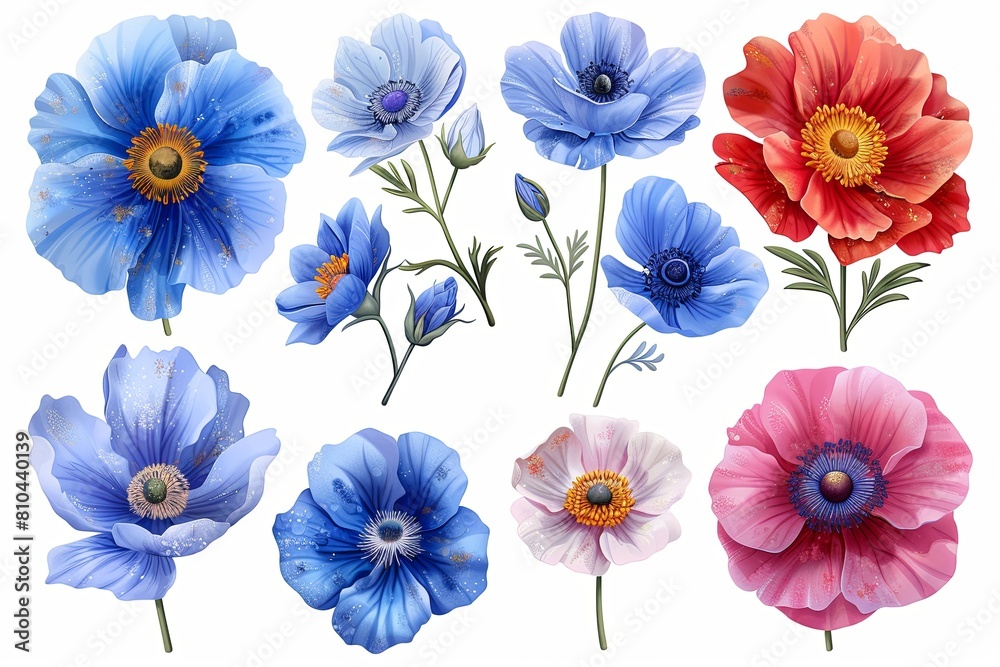 Floral Garden Icons: A Breathtaking Collection of Flower Types