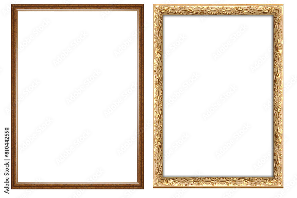 picture frame png , Set of golden frames - Isolated transparent PNG background - Premium pen tool cutout picture frame png , Set of golden frames - Isolated transparent PNG background - Premium pen tool cutout
