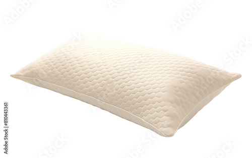Eco-Friendly Pillow Isolated On Transparent Background PNG.