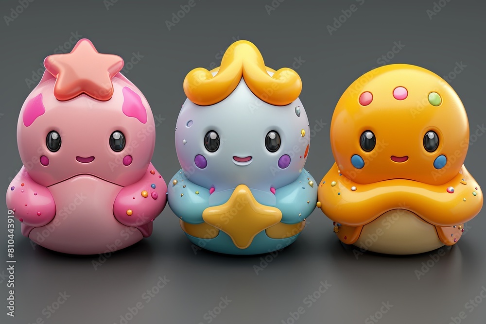 Whimsical Childhood Icons: Playful & Imaginative Set Whimsical Childhood Icons: Playful & Imaginative Set