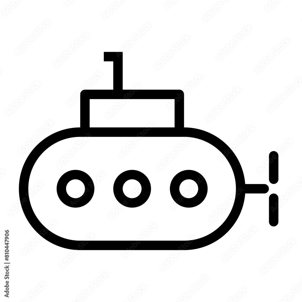 Obraz premium Submarine Icon