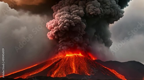 Volcanic eruption