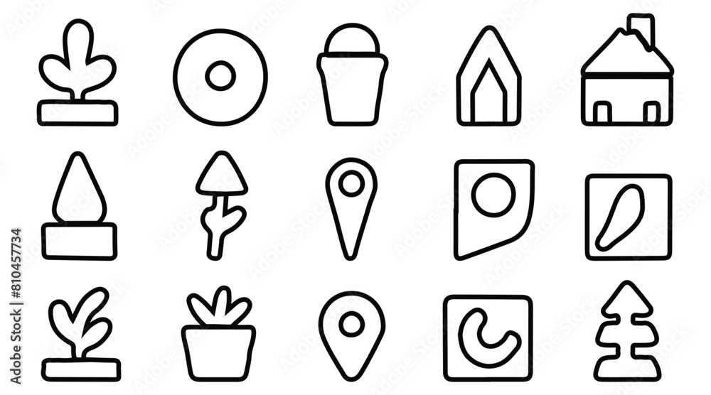 set of icons for design set of icons for design