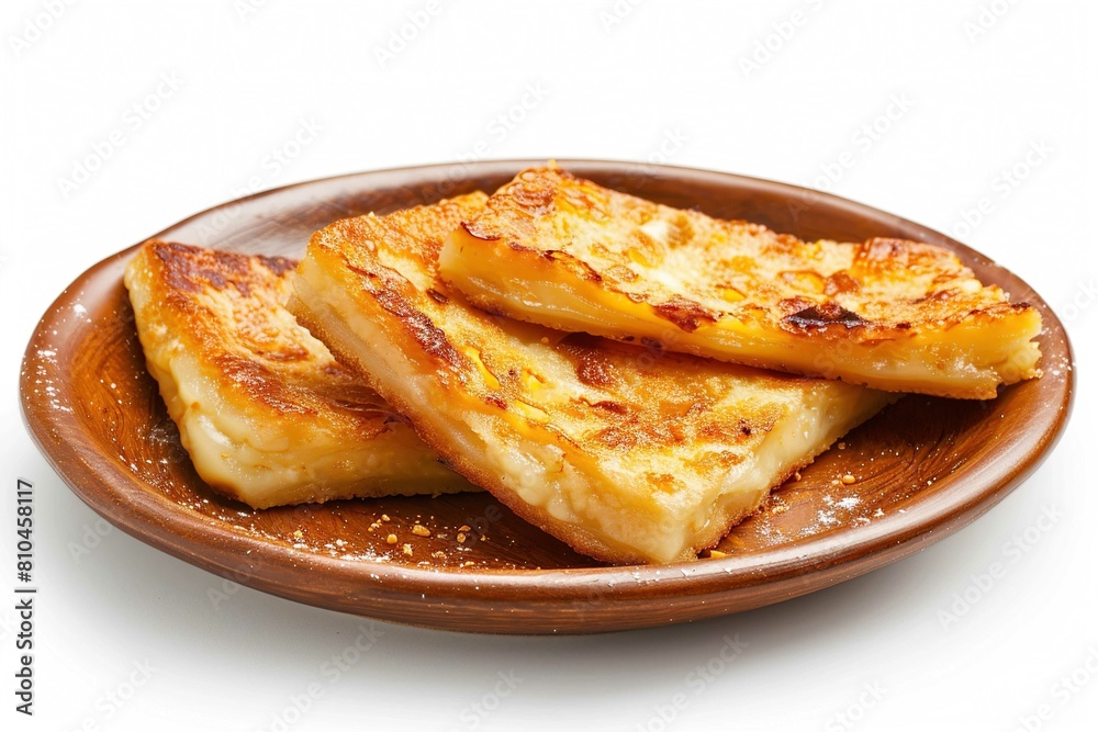 Saganaki, isolated on white Saganaki, isolated on white
