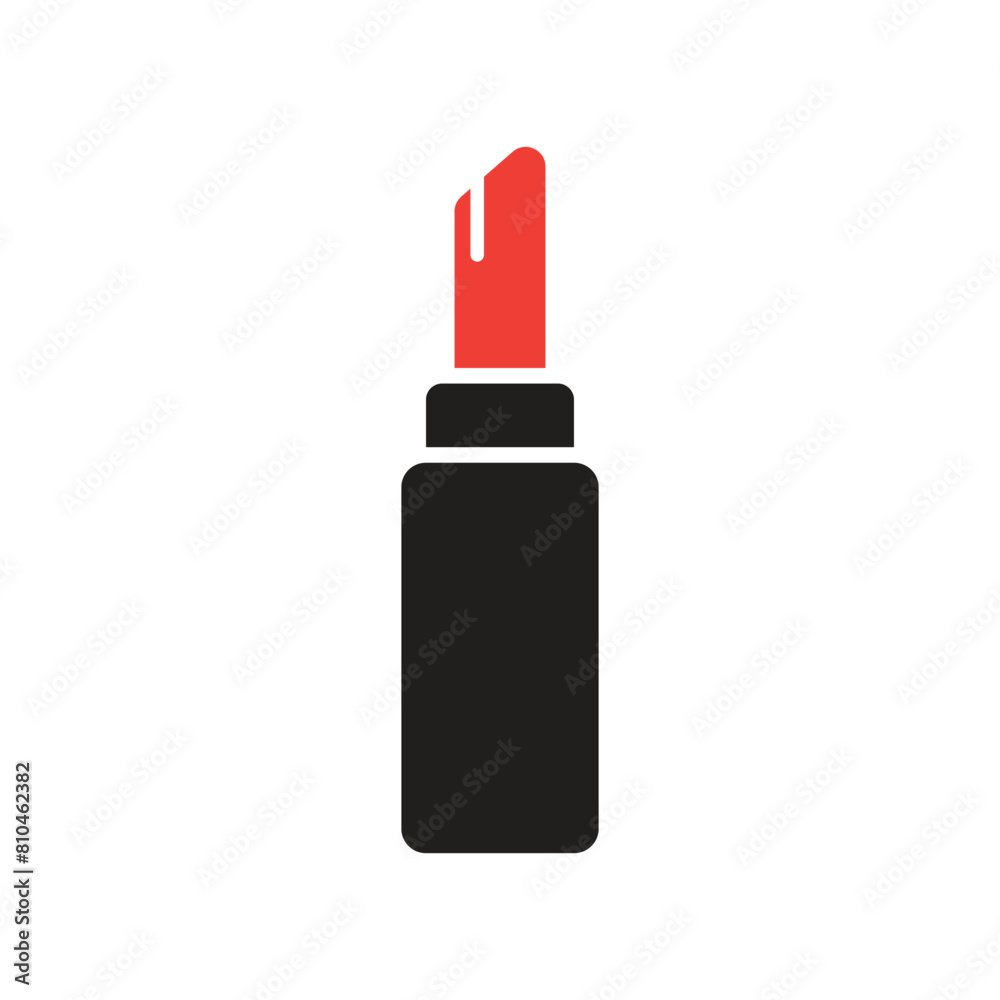 Lipstick icon design template isolated illustration Lipstick icon design template isolated illustration