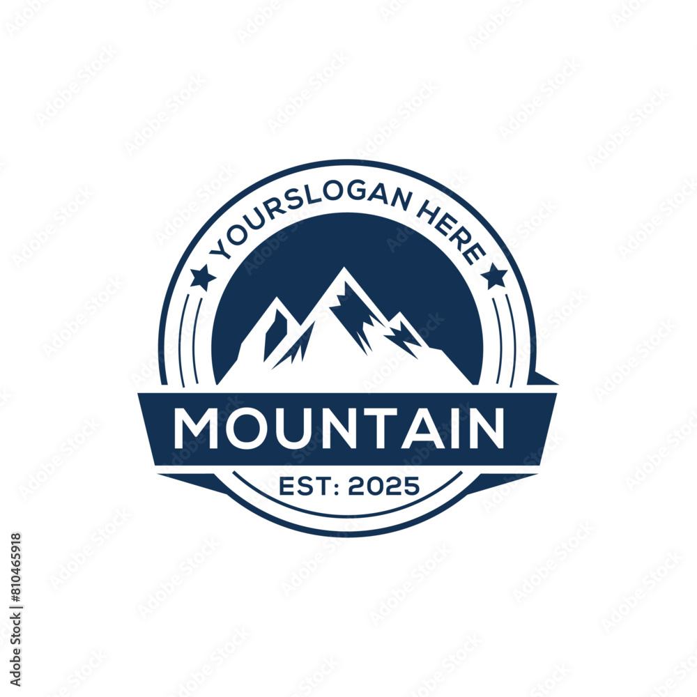 Adventure mountain logo design. Adventure mountain logo design.