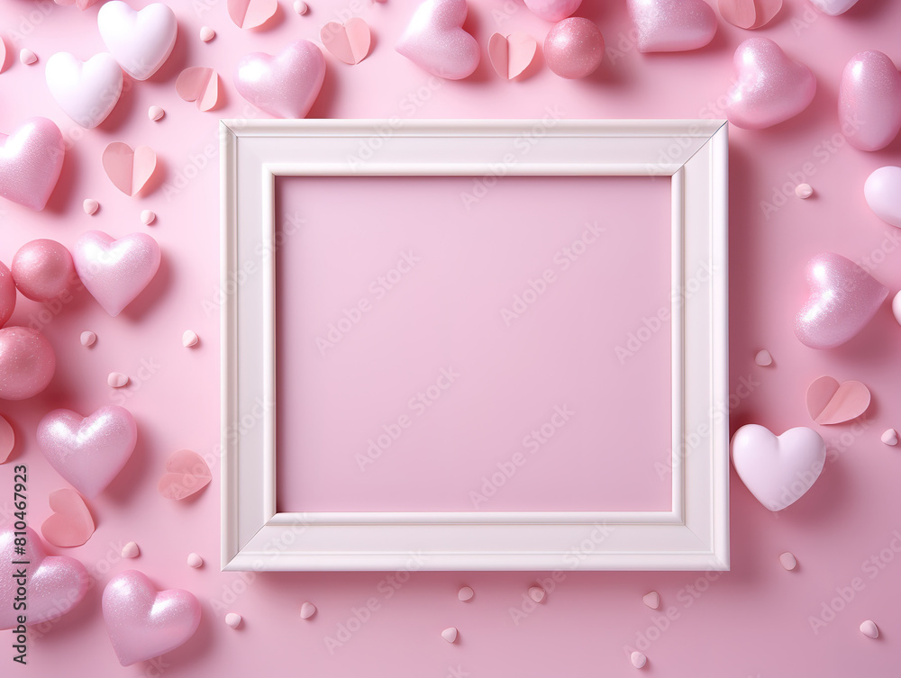 Capture the essence of love with our Valentine's Day mockup frame Perfect Capture the essence of love with our Valentine's Day mockup frame Perfect